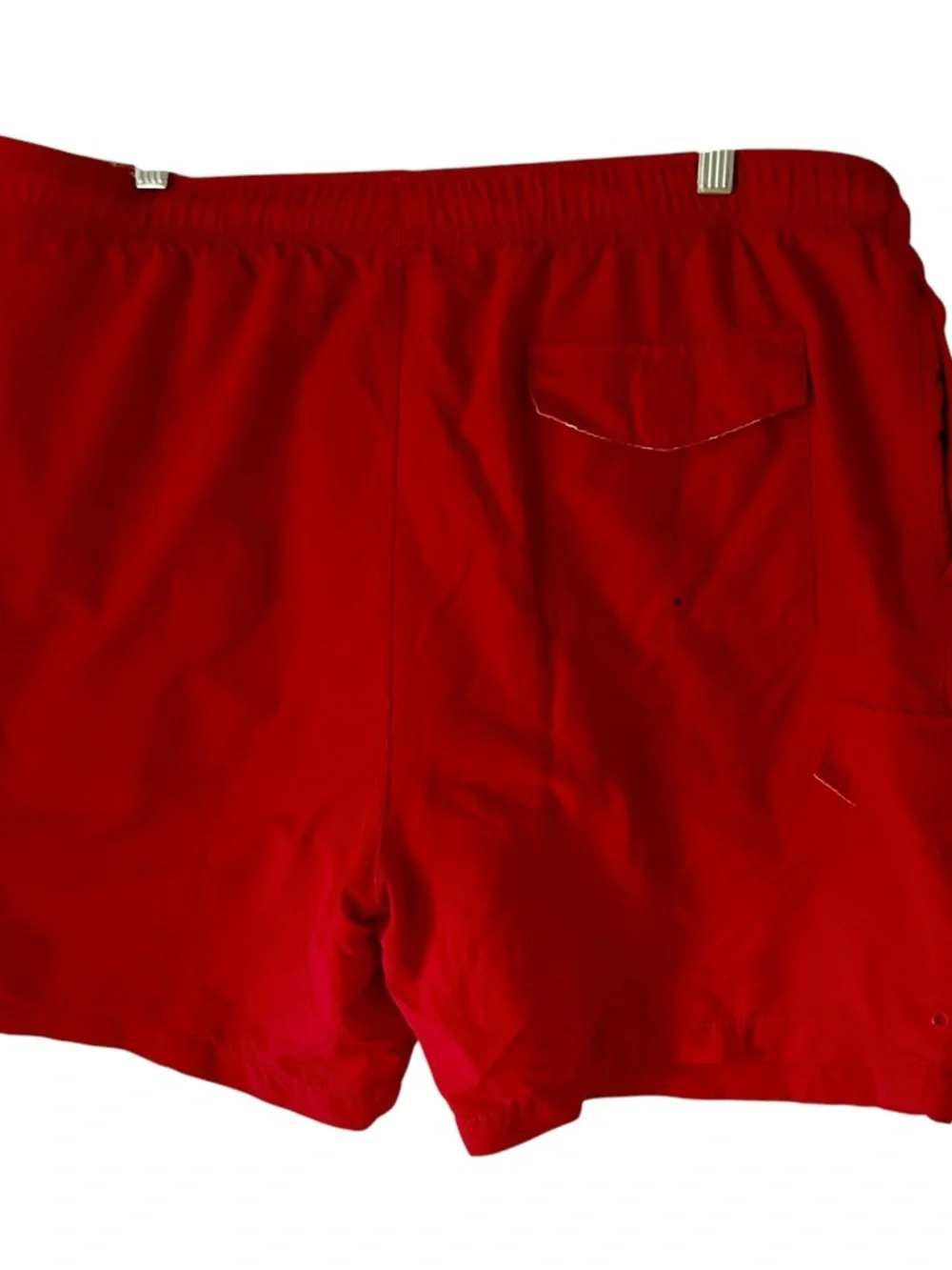 Tommy Bahama Men's Red Swim Shorts with Drawstring